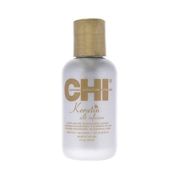 CHI Infusion Complexe Reconstructeur à la Kératine de Soie, ChiKeratinSilkInfusion59ml, 59ml