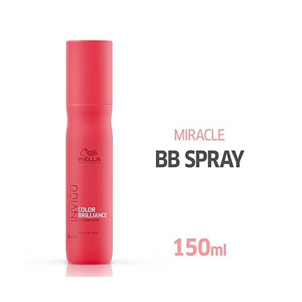 Wella Professionnals Color Brillance Spray démêlant et lissant sans rincage BB Miracle pour cheveu