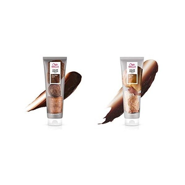 Wella Professionals Color Fresh Mask masque coloration temporaire Chocolate 150ml & Wella Professionals Color Fresh Mask masq