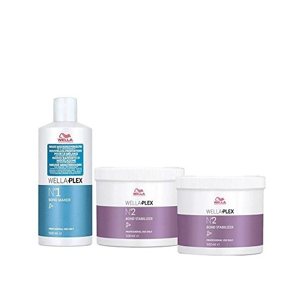 Wella Wellaplex Bond Maker N°1, 500ml + 2 Bond Stabilizer N°2, 500ml