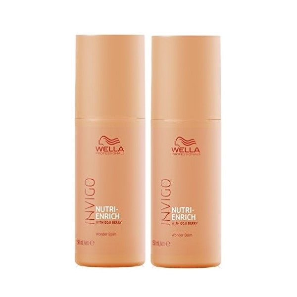 Nutri Enrich Invigo Wella Professionals Lot de 2 baumes à base de baies de Goji 150 ml - 300 ml