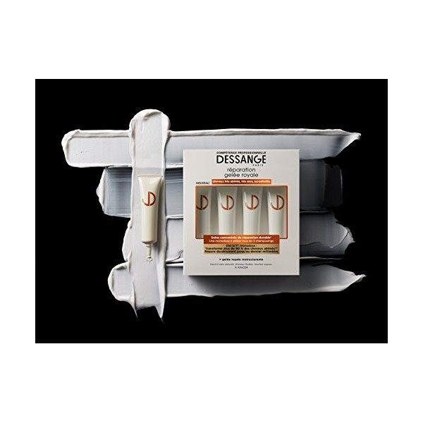 Dessange Soins Concentrés de Réparation Durable, 4 Monodoses x 15 ml