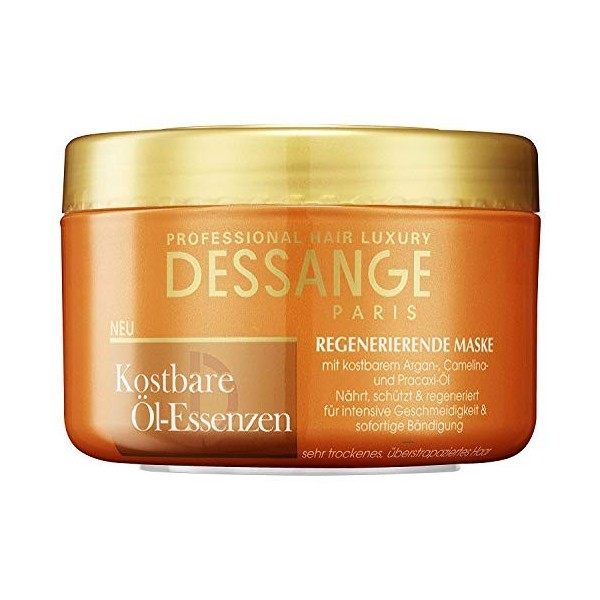 dessange Professional Hair Luxury Précieux Huile Essences Masque pour Cheveux Très Secs Überstrapaziertes 250 ml