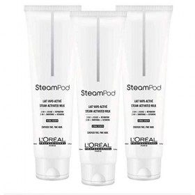 Steampod Smoothing Cream Pro Active for Fine Hair - 150 ml - Pack of 3