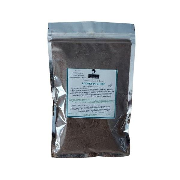 Poudre de chébé naturel nourris et stimule la pousse des cheveux 60g