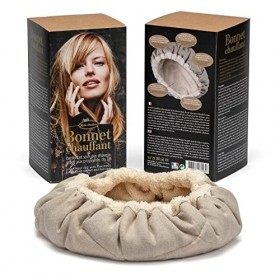 MILLE OREILLERS Bonnet chauffant au lin - Soin des cheveux