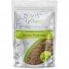 Davis Finest Amla Poudre, Pousse Cheveux, Renforcement, Épaississement, Volume, Anti Frizz, Brillance, Masque Cheveux pour Re