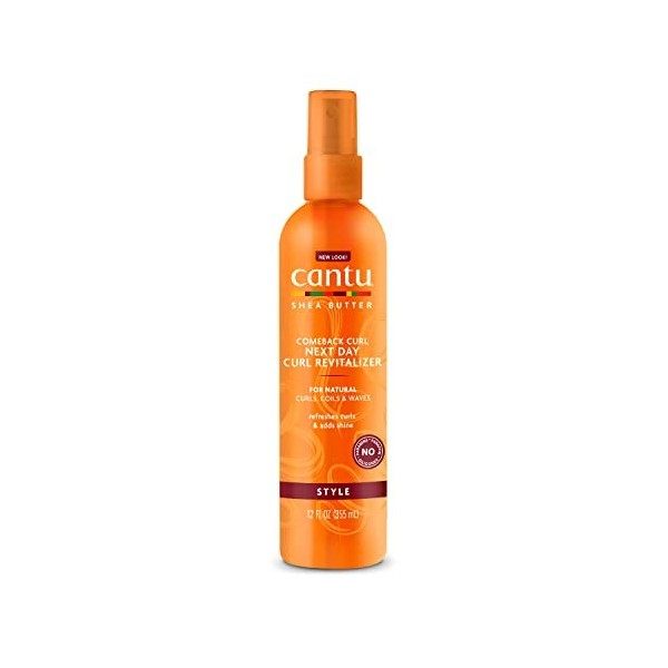 Cantu Comeback Curl Spray Revitalisant pour Boucles Karité 355 ml