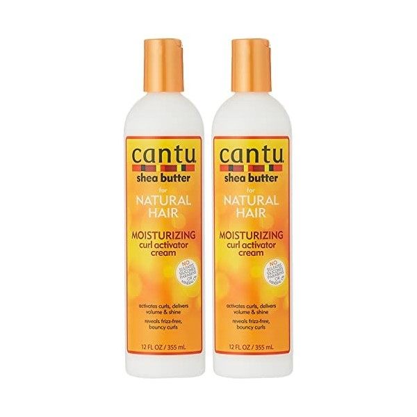 Cantu Natural Hair Curl Activator Cream 12oz 2 Pack by Cantu