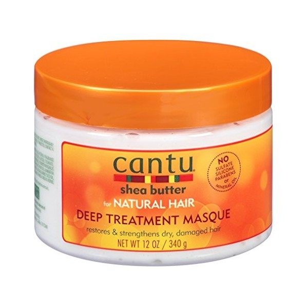 Masque Cantu pour un soin naturel des cheveux, pot ml 