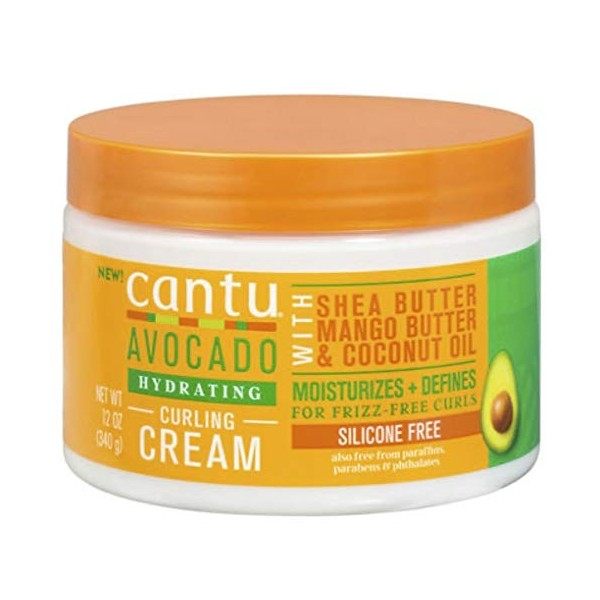 Cantu Avacado Curling Cream, Cantu Shea Butter Repair Cream & Cantu Shea Butter Curl Activator CReam Lot de 3 