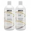 Essential Keratin - Kit de Lissage Brésilien 2 x 500 ml - Cheveux Afro - Très abîmés