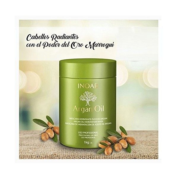 INOAR Masque à lhuile dargan 1 kg