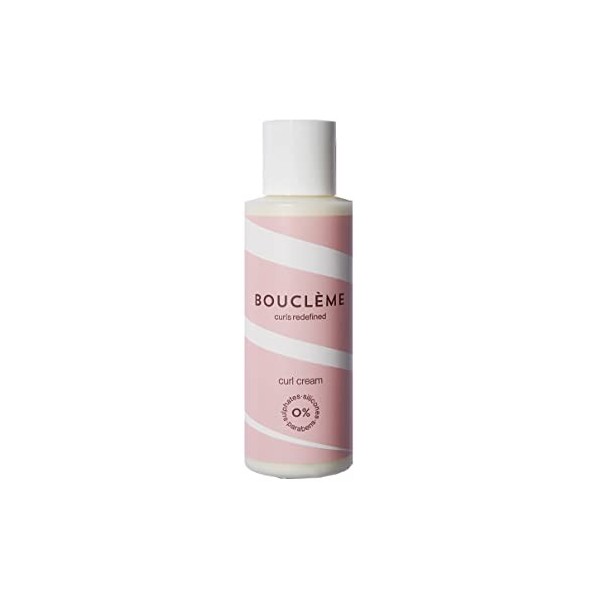 Bouclème Crème sans Rinçage pour Cheveux Boucles Curl Cream 100ml - Crème Cheveux Boucles à la Noix de Coco et le Beurre de K