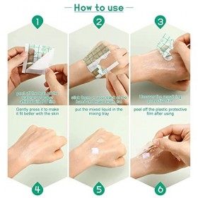 Utilisation Domestique Imperméable de Palette de Main de Maquillage Jetable de Palette de Main de Maquillage