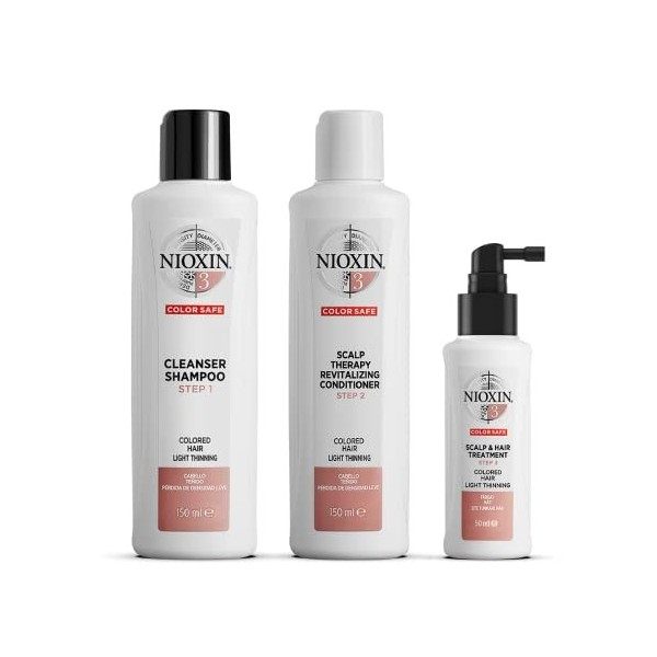 Nioxin System 3 - Soin chute légère des cheveux pour plus de volume - Cheveux colorés et fins 100ml