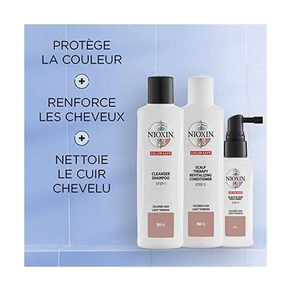 Nioxin System 3 - Soin chute légère des cheveux pour plus de volume - Cheveux colorés et fins 100ml