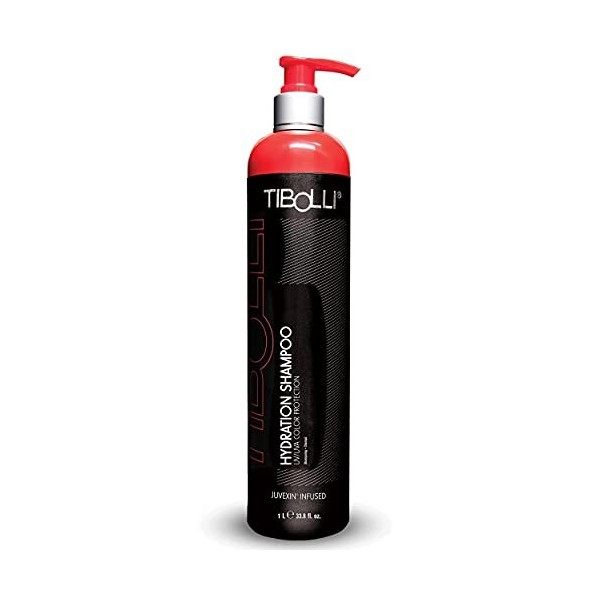 Tibolli Hydrating Moisturizing Hair Shampoo 33.8 fl oz Infused For Frizzy Dehydrated Dry Damage Color Treated Curly Thinning 