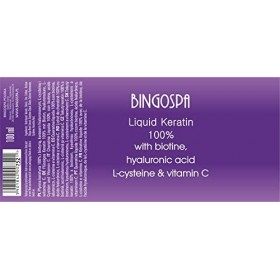 BINGOSPA Kératine liquide avec biotine, acide hyaluronique, L-cystéine et vitamine C 100 ml