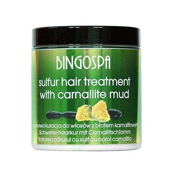 BINGOSPA Traitement capillaire au soufre à la boue de carnallite 250 g