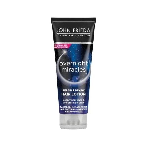 John Frieda Overnight Miracles Repair & Renew Masque capillaire sans rinçage 100 ml