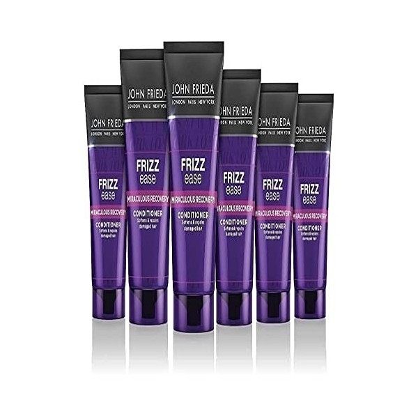 John Frieda Frizz Ease Miraculous Recovery Après-shampooing de voyage 50 ml Lot de 6