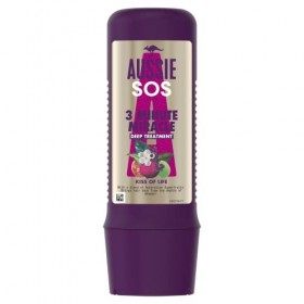 Aussie 3 Minute Miracle SOS Kiss Of Life Masque capillaire végétalien, traitement réparateur pour cheveux secs et abîmés, tra