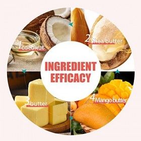 Masque Cheveux Naturel, Coconut Hair Mask, Après-Shampooing, Masque Cheveux Nutritif, Après Shampoing, pour cheveux très secs