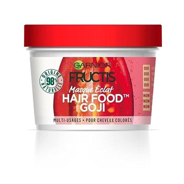 Garnier - Masque Hair Food Goji 390Ml - Lot De 3 - Vendu Par Lot