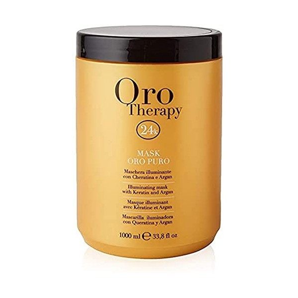 FANOLA Oro Therapy Illuminating Mask with Keratin and Argan, 1000 ml