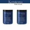 Keraterm Lot de 2 masques lissants anti-frisottis 1000 ml