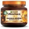 Garnier Ultra Doux - Masque Remède Reconstituant - Gelée Royale, Miel & Propolis - Pour Cheveux Fragiles & Cassants - Sans Pa