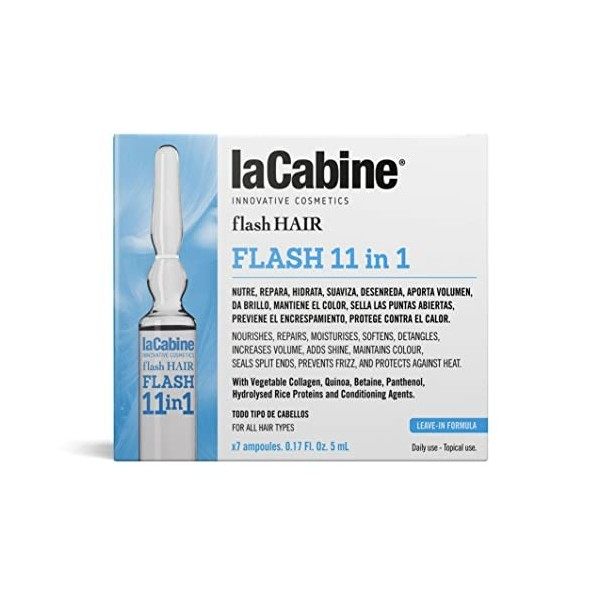 La Cabine Flash Hair Flash 11-in-1 7 Ampoules of 5 ml