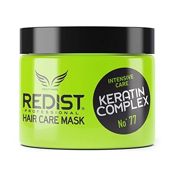 Masque de soin des cheveux à la kératine Redist 500 ml | Masque capillaire à la kératine| Traitement capillaire réparateur in