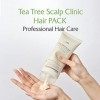 LADOR Tea Tree Scalp Clinic Hair Pack Treatment 200 ml - Refroidissement Rafraîchissant Arbre Thé Vert Masque Traitement Cap