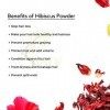 SVATV Hibiscus Powder | Sabdariffa | Rosa Sinensis | Natural Powder for Hair & Skin | Prevent hair Problem & Minimizes Skin P