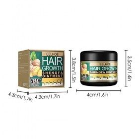 Pommades capillaires, crèmes de soin pour la croissance des cheveux au gingembre, crèmes naturelles pour cheveux épais, crème