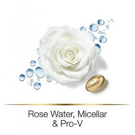 Pantene Hair Biology Masque capillaire nettoyant et reconstruction pour cheveux gras avec de leau de rose et de leau micell