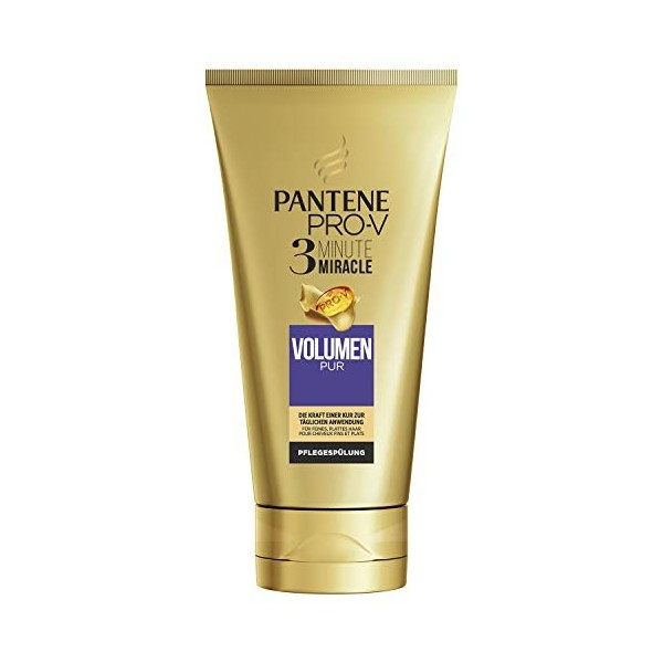 Pantene 3 minutes Miracle Volume Pur pour cheveux fins et plats, 150 ml