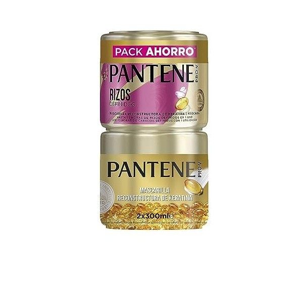 Pantene Rizos Definidos Mascarilla Lote 2 X 300 Ml Mujer