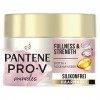 Pantene Pro-V Miracles Fullness & Strength Masque capillaire sans silicone, avec biotine et eau de rose, 160 ml, pour le trai