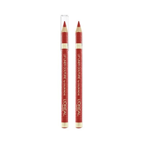 LOréal Paris Crayon à Lèvres Lip Liner Couture 377 Rouge