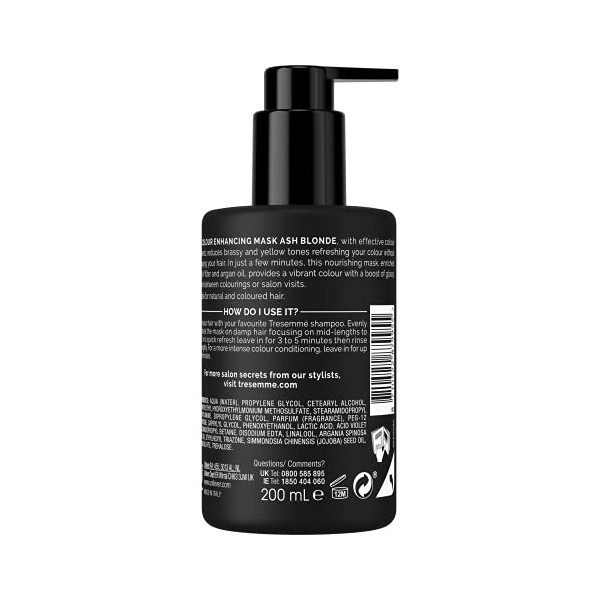 TRESemme Masque capillaire Blond cendré 200 ml