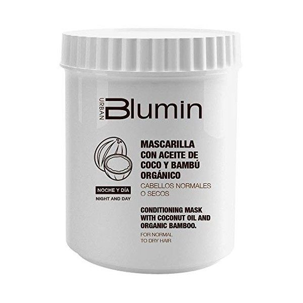 Blumin Urbanic Huile de Noix de Coco/Masque de Bambou Biologique