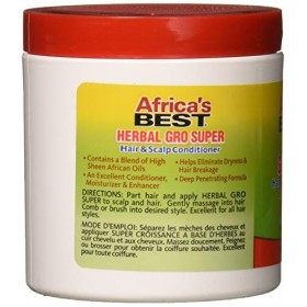 AfricaS Best Herbal Gro Super Hair & Scalp Cond. 149, G lot de 1 