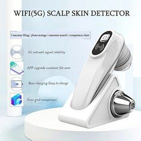 Détecteur de Cuir chevelu, analyseur de Cheveux pour Diagnostic cutané, détecteur de Cuir chevelu/Peau/follicule pileux WiFi 