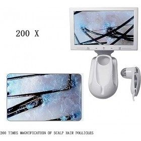 Analyseur de cheveux de diagnostic de peau, écran LCD de 11 pouces, analyseur de peau de follicule pileux du cuir chevelu, in