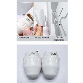 YEMELI Testeur De Cheveux,DéTecteur De Cuir Chevelu De Cheveux pour La Peau,DéTecteur Follicule Pileux De LéCran De 10 Pouce