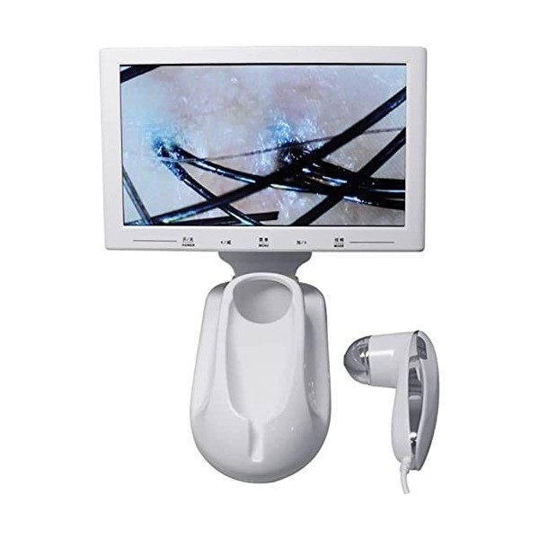 Analyseur de Cheveux de Diagnostic de Peau, écran LCD de 11 Pouces, analyseur de Peau de follicule pileux du Cuir chevelu, In