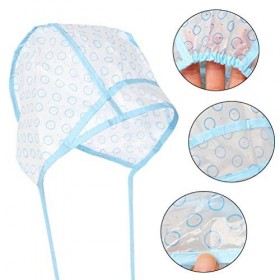 Chapeau de Coloration Jetable Bonnet à Meches Professionnel Bonnet Meches Cheveux avec Brosse et Crochets